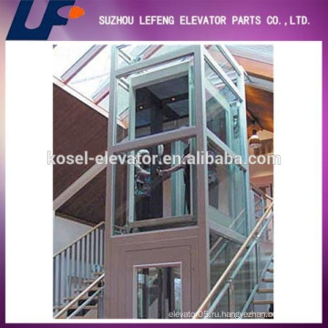Стабильный и малошумный панорамный стеклянный лифт с хорошим качеством